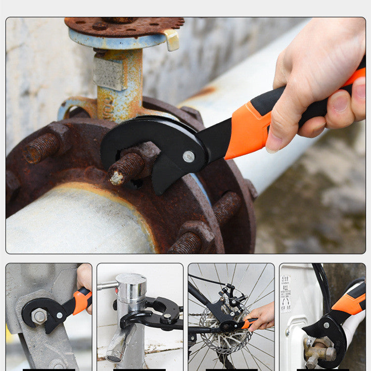 Multifunctional Universal Wrench Adjustable Pipe Tool Pliers Set