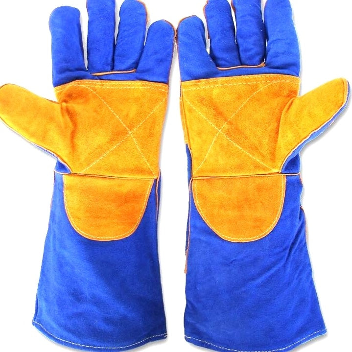 Leather Fireproof Adiabatic Welding Gloves