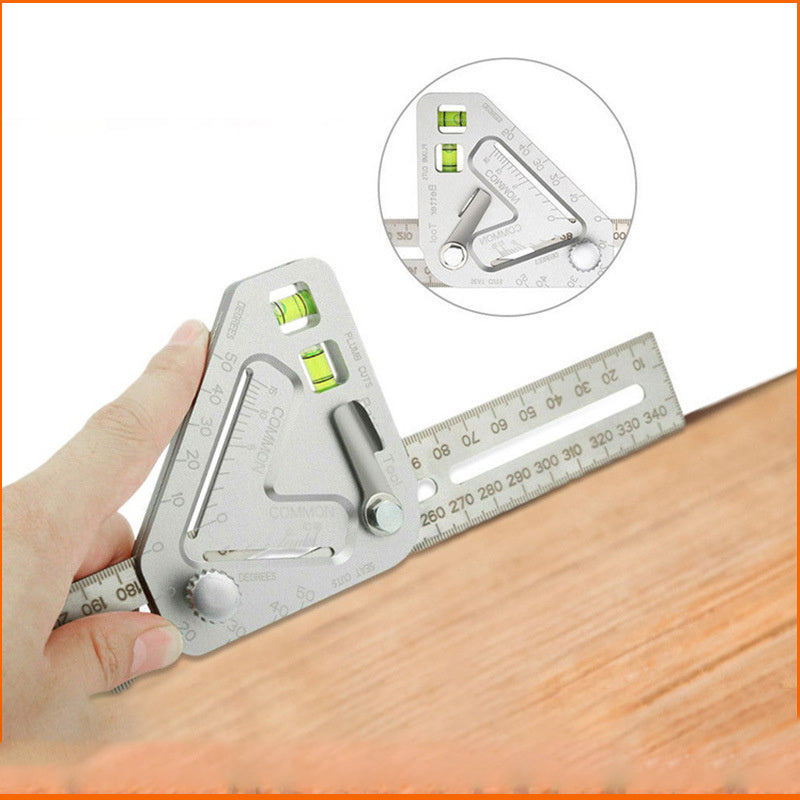 Triangular Level Multifunctional Woodworking Triangle Ruler Angle Ruler Revolutionary Carpentry Tool Measuring Tools