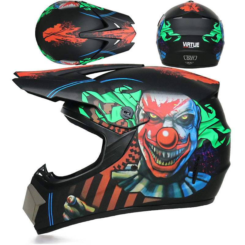 Male-female off-road helmet helmet