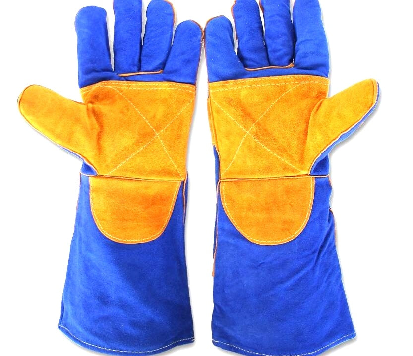 Leather Fireproof Adiabatic Welding Gloves