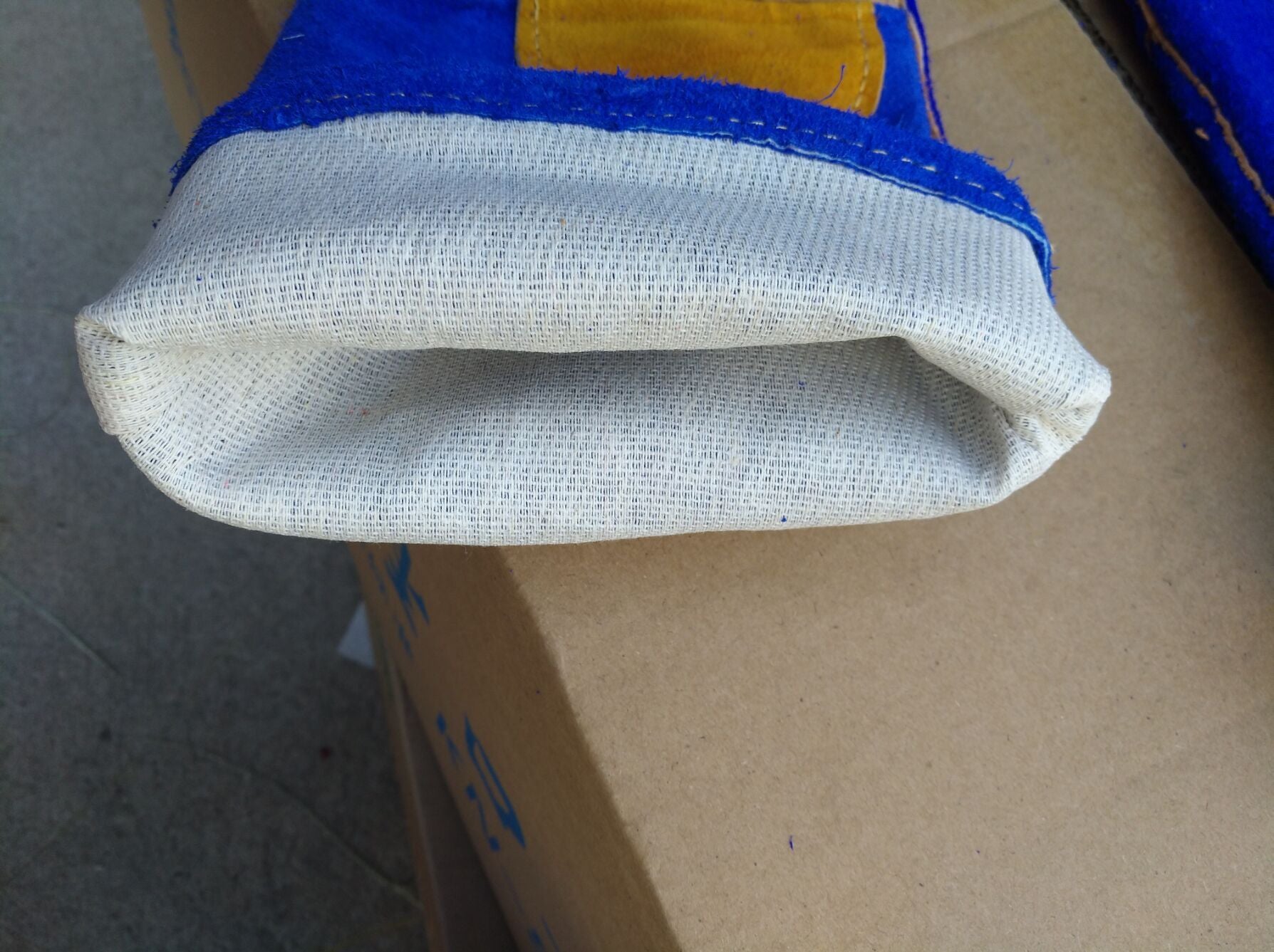 Leather Fireproof Adiabatic Welding Gloves