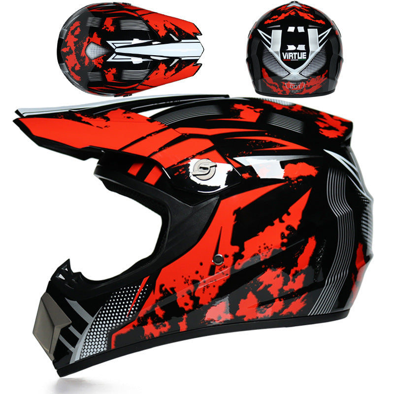 Male-female off-road helmet helmet