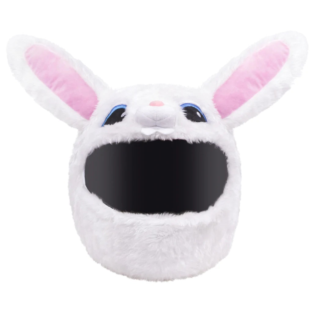 Helmet Protection Headgear  Full Helmet Cartoon Plush Panda Frog Puppy Unveiled Helmet